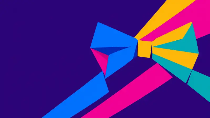 A cream paper bowtie with one wing folded and one half made, for revenue teams that build acquisition and neglect expansion.
